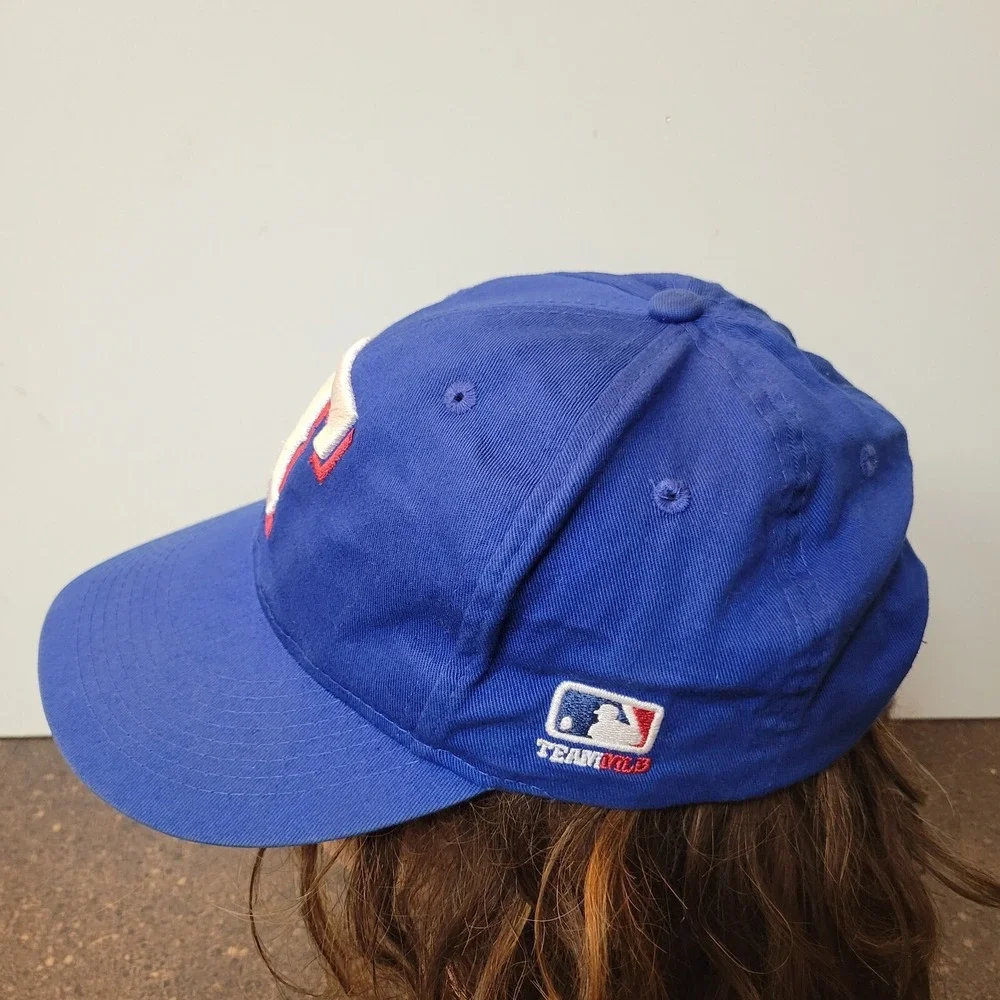 MLB Texas Rangers OC Sports Baseball Cap Youth Blue Embroidery Adjustable Hat